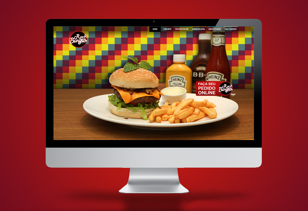 Rock Burger – Site e Anúncio